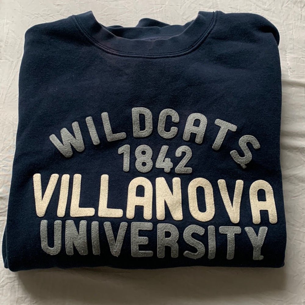 Vintage Oversized Villanova Crewneck